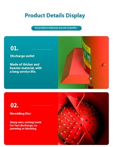 Hộ Gia Đình Điện Shredder Trái Cây Rau Thức Ăn Máy Xay Cho Chăn Nuôi Vịt Thức Ăn <span class=keywords><strong>Chopper</strong></span> Vịt Thức Ăn Máy Xay - Product Image 4