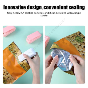 Máquina Selladora Portátil Mini al por Mayor, Selladora de Bolsas Térmicas de Plástico para Alimentos, Herramientas de Cocina Manuales - Product Image 3