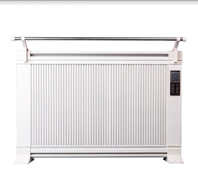 2000W Carbon Fiber Fan Heater Portable Metal Waterproof Heater Remote Control Adjustable Thermostat Overheat Protection