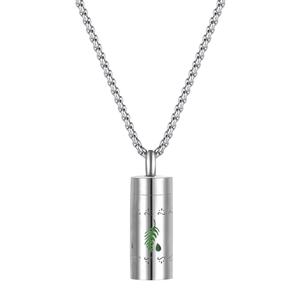 Trendy Punk Stainless Steel Aromatherapy <b>Essential</b> <b>Oil</b> <b>Diffuser</b> Locket Perfume Pendant - Product Image 3
