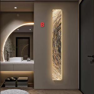 Tableau mural abstrait moderne imprimé sur toile, décoration intérieure, arts décoratifs avec cadre LED, décoration murale pour la maison - Product Image 3