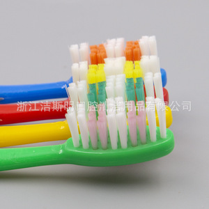 Cepillo de dientes de cerdas suaves hecho a medida, de doble color, para niños, 18.3 cm, cepillo de dientes manual JSM10772 - Product Image 5
