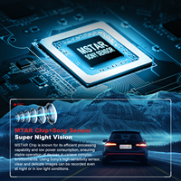 ADINKAM Caméra de tableau de bord pour voiture avec écran tactile IPS de 12 pouces, 4 canaux, vision nocturne, résolution 1080p, garantie d'un an, enregistreur vidéo intégré