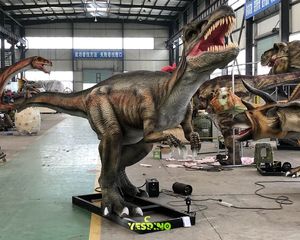 Modèle de <span class=keywords><strong>dinosaure</strong></span> grandeur nature 5m, <span class=keywords><strong>Baryonyx</strong></span> artificiel dynamique pour parc à thème jurassique - Product Image 2