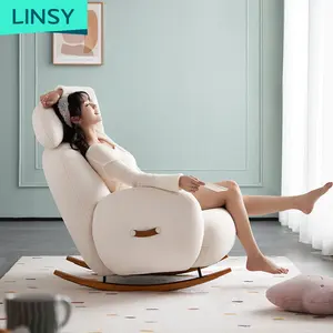 Linsy kumaş pembe Modern basit sallanan kanepe sandalye toptan sallanan sandalye Tdy59