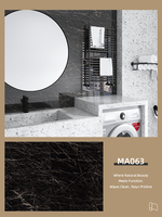 Papier peint PVC auto-adhésif moderne effet marbre Dewdecor, imperméable et résistant à l'huile, facile à nettoyer pour les murs de cuisine domestique