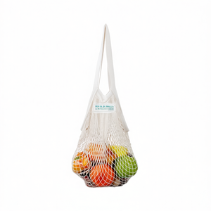 Borsa a rete Ilan 25x35x38 cm, riutilizzabile, in cotone organico, ecologica - Product Image 2