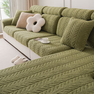 Funda <span class=keywords><strong>de</strong></span> Sofá Elástica Antideslizante <span class=keywords><strong>de</strong></span> Estilo Nórdico Moderno y Minimalista con Patrón Jacquard, <span class=keywords><strong>de</strong></span> Spandex/Poliéster, Lavable a Máquina y Secado al Aire - Product Image 6