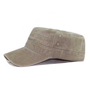Men's Flat <strong>Cap</strong> <strong>Army</strong> Green Men's Hat Korean Version of Casual Duck <strong>Cap</strong> Cotton Flat Brim <strong>Cap</strong> - Product Image 5