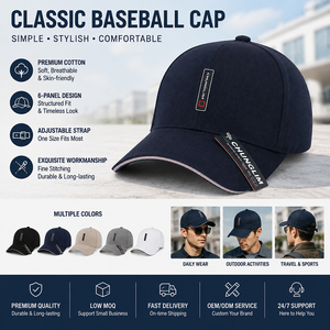 Cappelli da Baseball Originali 59Fifty da Uomo Bicolore a 6 Pannelli Ricamati Regolabili di Alta Qualità AA, Nuovi Cappellini Snapback all'Ingrosso dalla Cina - Product Image 1