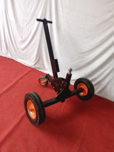 Precio de fábrica 600lbs Trailer <span class=keywords><strong>Dolly</strong></span> 16,5 y 22 en altura ajustable 1-7/8 en neumáticos sólidos de bola - Product Image 5