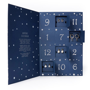 12 ngày của DIY trang điểm giáng sinh tông Advent lịch Hộp Tùy chỉnh bất ngờ bao bì Advent hộp - Product Image 5