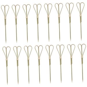 Bán buôn số lượng lớn Trung Quốc kích cỡ khác nhau Hoa thắt nút tre xiên và tre tim Sticks - Product Image 1