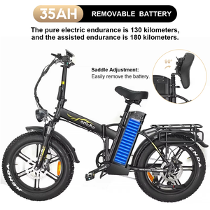 Nouveauté Emoko C94 Vélo électrique <span class=keywords><strong>pliable</strong></span> 1000w E-Bike pour la livraison de nourriture 50km/h Vélo de livraison de nourriture E-Bike Vélo électrique de ville - Product Image 4