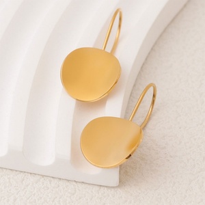 Bulk Custom Waterproof Stainless Steel <b>Earrings</b> 18k Gold Plated <b>Fine</b> <b>Stud</b> <b>Earrings</b> Based <b>Earring</b> for Women Teen Girls - Product Image 3