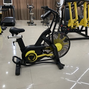 Bicicleta estática ergonómica con ventilador, diseñada para el cuerpo humano, cómoda para entrenamientos aeróbicos prolongados en interiores, ciclismo fitness. - Product Image 3