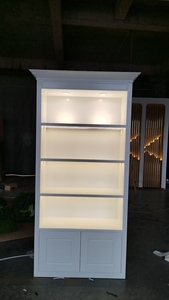 Tủ trưng bày mỹ phẩm cao cấp, kệ trưng bày salon làm đẹp, giá để sơn móng tay, tủ trưng bày cửa kính dày, tủ trưng bày sơn móng tay - Product Image 6