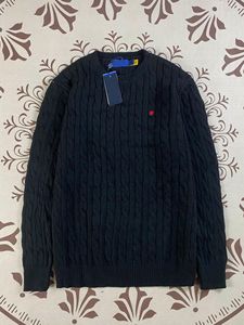 <span class=keywords><strong>Pull</strong></span> tricoté chaud automne-hiver pour femmes et hommes, avec broderie et col torsadé, idéal pour les couples (photo réelle) - Product Image 4