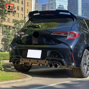 Pour Toyota <span class=keywords><strong>Corolla</strong></span> <span class=keywords><strong>Hatchback</strong></span> 2019-2024, lèvre de pare-chocs arrière, diffuseur de lèvre, kit de carrosserie, matériau ABS, pièces extérieures - Product Image 6