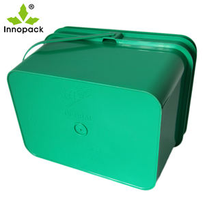 Seau en plastique rectangulaire 20L personnalisé avec poignée en PP Seau coloré avec forme carrée et logo personnalisé - Product Image 5