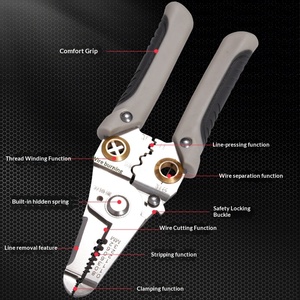 Key plate <b>wire</b> <b>stripper</b> electrician special multi-function <b>wire</b> cutter <b>wire</b> <b>stripper</b> <b>wire</b> <b>stripper</b> stainless steel electrician - Product Image 2