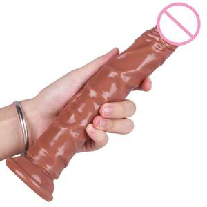 Dildo Realistis untuk Wanita Vibrator <span class=keywords><strong>Penis</strong></span> Dildo Realistis untuk Anak Perempuan Mainan Seks Dewasa Besar Grosir - Product Image 1