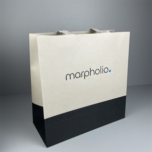 Botella de licor de compras, venta al por mayor, marca personalizada con logotipo, bolsa de papel, bolsas de papel, Newsense, tela personalizada, negro para tiendas - Product Image 2