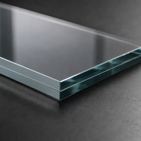 Verre feuilleté trempé 5mm+0.76PVB+5mm, verre de sécurité insonorisé pour les fenêtres et les portes des bâtiments commerciaux, fourniture d'usine