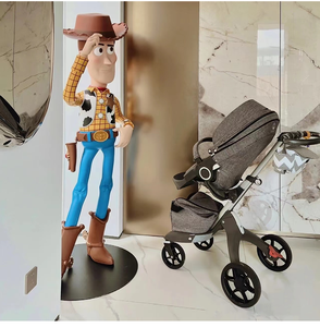 In fibra di vetro artificiale <span class=keywords><strong>sceriffo</strong></span> legnoso Buzz statua in resina rossa giocattolo storia bambole decorazione per la casa da giardino artigianato film ispirato - Product Image 5