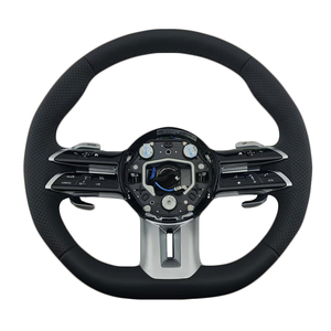 Volante Deportivo de Cuero Perforado de Alta Calidad para Mercedes Benz W177 W213 W204 C257 AMG - Product Image 1