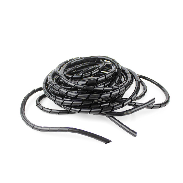 1 Inch Flexible Electrical Cable Sleeve Easy Install Spiral Guard Hose Protector Spiral Wrapping Plant Cable Protector