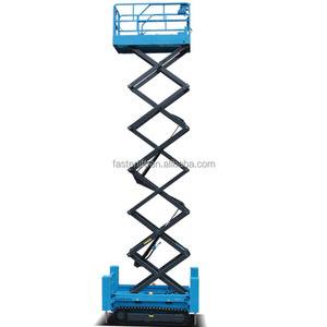 450kg offroad giá rẻ Mini Di động theo dõi điện tất cả các địa hình tự hành Crawler Scissor Lift với CE - Product Image 2