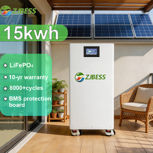 ระบบจัดเก็บพลังงานแสงอาทิตย์สำหรับบ้านแบบไฮบริด แบตเตอรี่แนวตั้ง 51.2V ความจุ 15Kwh 20Kwh  ควบคุมผ่านแอป WiFi  รองรับ IP65  ระบบ CAN  สำหรับใช้งานกับกริด - Product Image 3