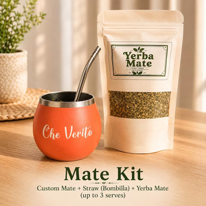 Set de Regalo de <span class=keywords><strong>Mate</strong></span> Personalizado con <span class=keywords><strong>Yerba</strong></span> <span class=keywords><strong>Mate</strong></span> y Pajita, Regalo Argentino para Ella - Product Image 2