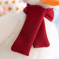 Peluche Canard Mignon avec Casque et Écharpe, Super Doux, Anti-Stress, Cadeau pour Enfants, Rempli de Coton PP