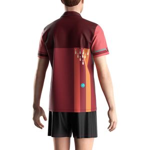 Camiseta de Golf de Poliéster de Secado Rápido con Botones, Camiseta Sublimada para Hombre, Polo - Product Image 6