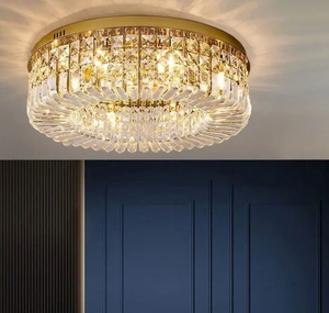 Zeal Lighting K9 Lámpara de techo LED de cristal Diseño moderno de alta calidad con base de aluminio Venta caliente para hoteles - Product Image 4