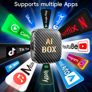 กล่อง Ai Box Carplay Android 13 รุ่นใหม่ อะแดปเตอร์แปลงสัญญาณแบบมีสายเป็นไร้สายสำหรับรถยนต์ - Product Image 2