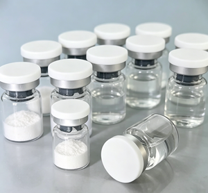 Flacons en verre stériles à bouchon blanc à sertir |   Poudre lyophilisée en vrac et flacons liquides en stock d'usine - Product Image 2