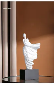 Kustom Resin Souvenir Menyesuaikan Eropa Gaya Seni Abstrak Seni Wajah Sosok Patung untuk Meja Kantor Rumah Dekorasi Resin
