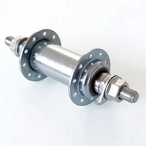 Roues de vélo <span class=keywords><strong>avant</strong></span>/arrière en acier galvanisé – Fixation par boulons, roulement étanche, axe à écrou, durables, 20 rayons pour BMX/VTT - Product Image 2