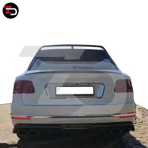 Kit de cuerpo de fibra de carbono para <span class=keywords><strong>Bentley</strong></span> <span class=keywords><strong>Bentayga</strong></span>, difusor de labios delanteros y traseros, faldas laterales, espejo cónico, <span class=keywords><strong>precio</strong></span> al por mayor - Product Image 5