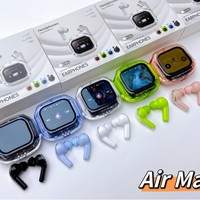 AIRMAX-Écouteurs Bluetooth étanches, écouteurs intra-auriculaires sans fil Tws Gaming Blue Tooh Écouteurs transparents Tws
