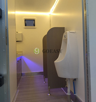 Goeasy 2024 Mobile Portable Luxury Wochroom Toilette Outdoor Trailer Mobile Plastic Luxury Portable Bathroom