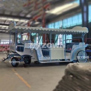 รถม้าโบราณไฟฟ้าดีไซน์หรูหราขายดีที่สุด ปรับแต่งได้ตามต้องการ สำหรับการท่องเที่ยวชมวิวขนาดใหญ่ - Product Image 4