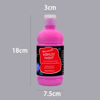 Peinture Acrylique 500 ml, 12 Couleurs, Pigment de Haute Qualité pour Artiste – Vente en Gros avec Assurance Qualité