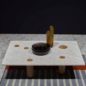 Antonio Lupi tavolino in legno resistente con pietra Set salotto rettangolare e mobili da pranzo per uso domestico - Product Image 2
