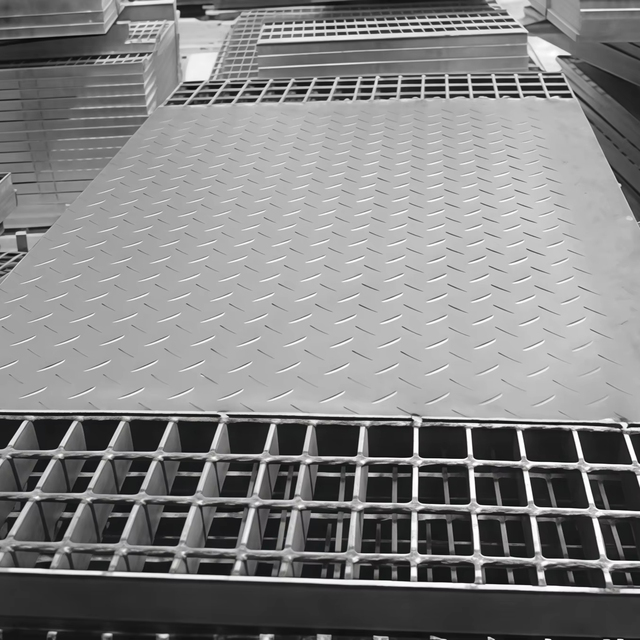Customized Stainless Steel Hot Dip Galvanized Outdoor Platform Walkway Composite Steel Grating