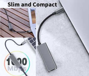 Adaptador USB-C a Ethernet, Conversor de Red RJ45 de 1000Mbps para Laptop y MacBook - Product Image 2
