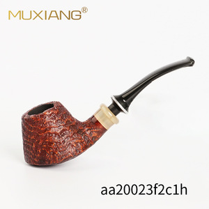 Bent Tobacco Pipe Flame Mountain Bowl Handcrafted Cumberland Style Zhejiang Origin - Product Image 5